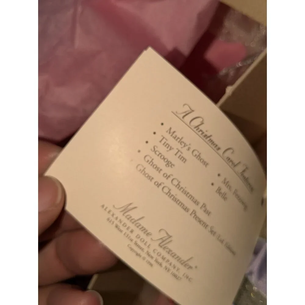 Madame Alexander Dolls Set Marleys Ghost #18004 & Ghost of Christmas Past #18002 - Picture 9 of 16